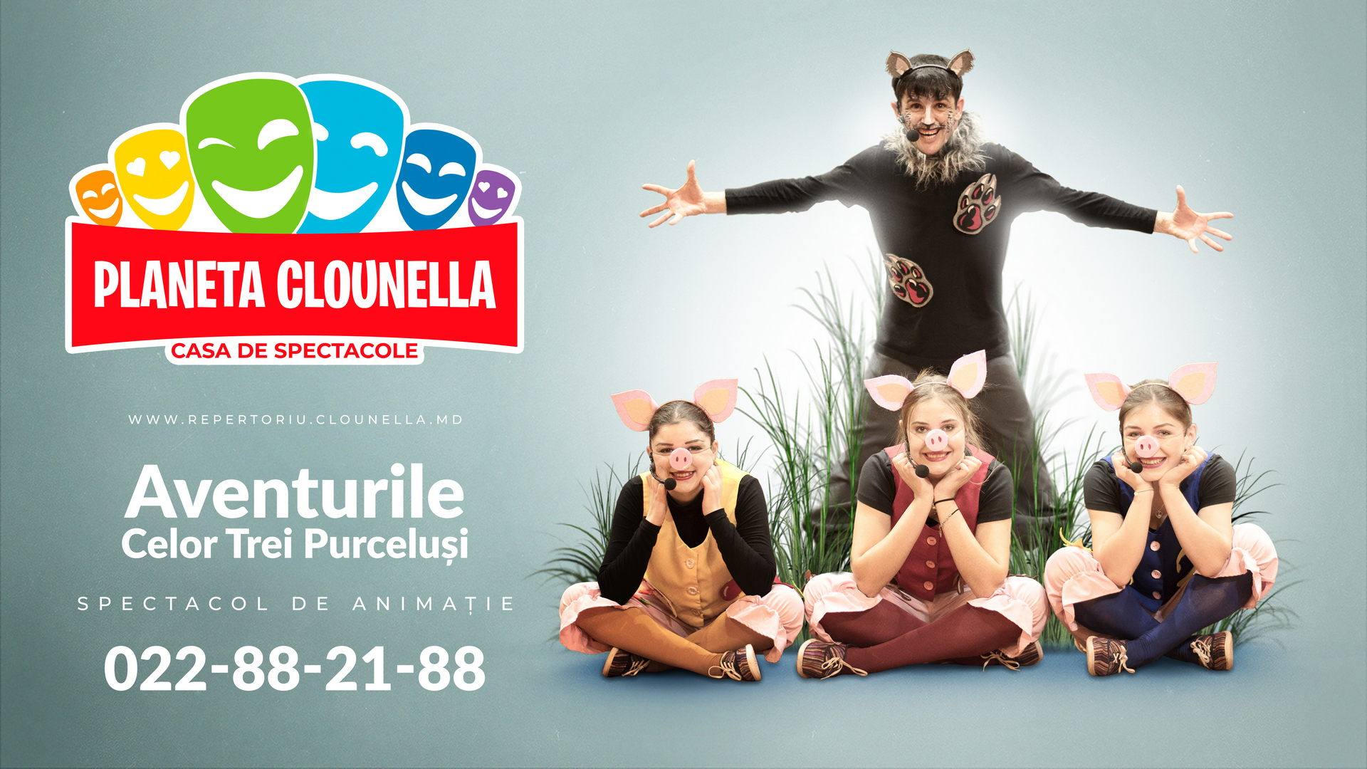 Bilete la Spectacol - Aventurile celor Trei Purcelusi